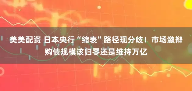 美美配资 日本央行“缩表”路径现分歧！市场激辩购债规模该归零还是维持万亿