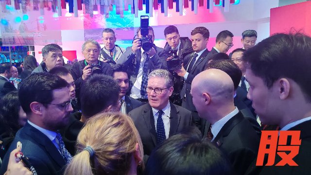 斯塔默1月30日晚在上海与商界交流 （第一财经记者钱小岩/摄）